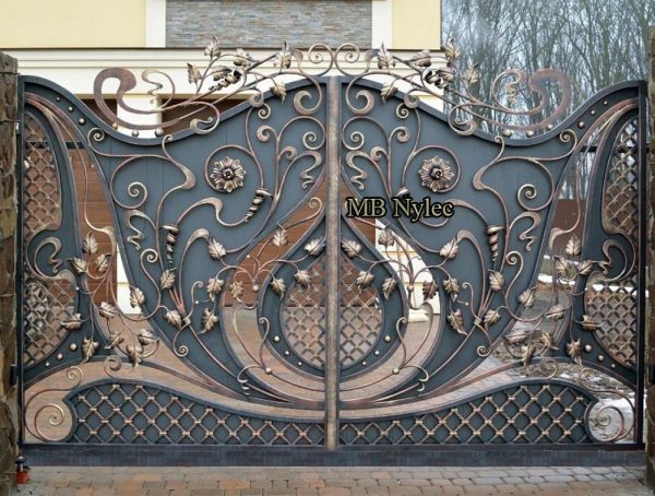 metalowa brama wjazdowa metalowa brama wjazdowa