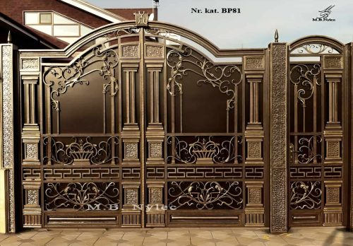 Brama metalowa dwuskrzydłowa