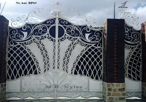 Brama metalowa glamour