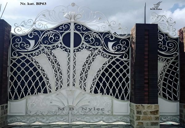 Brama metalowa glamour