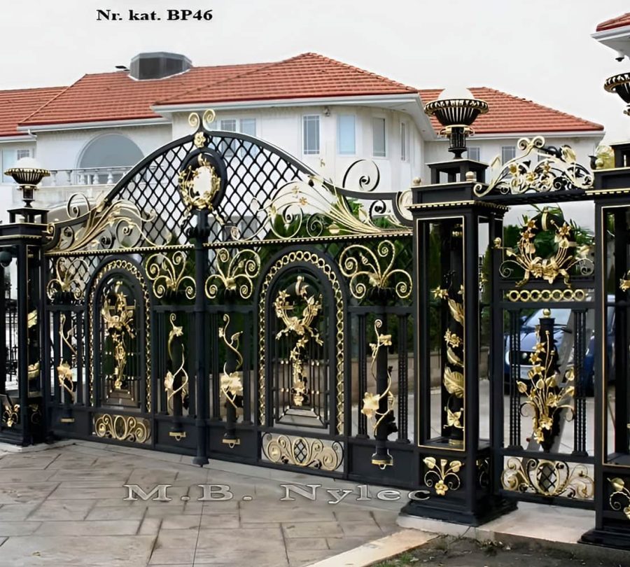 Brama pałacowa - zestaw bramowy bp46