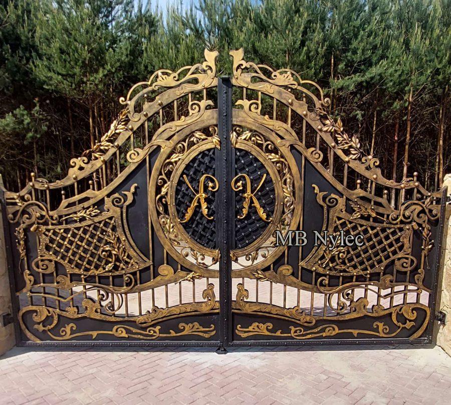 ekskluzywna metalowa brama wjazdowa