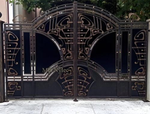 Finezyjna brama wjazdowa - kowalstwo warszawa Finezyjna brama wjazdowa - kowalstwo warszawa