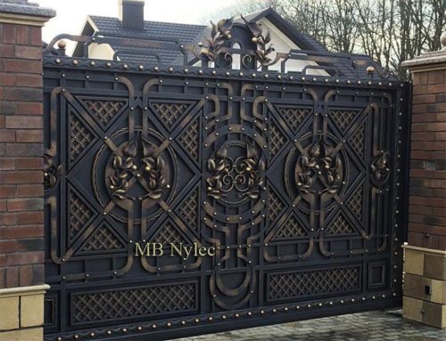 pełna kuta brama z kratowicą - kowalstwo artystyczne pełna kuta brama z kratowicą - kowalstwo artystyczne
