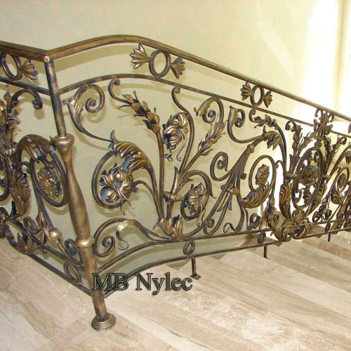 Barierka wewnętrzna ręcznie kuta