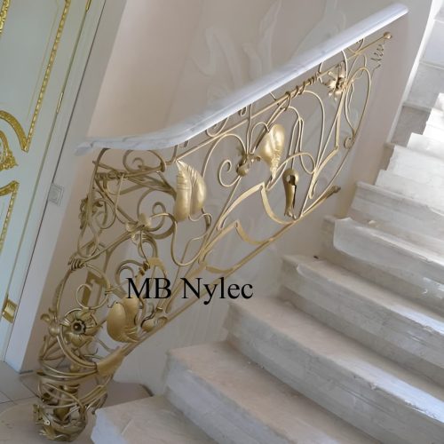 Ręcznie robiona balustrada schodowa