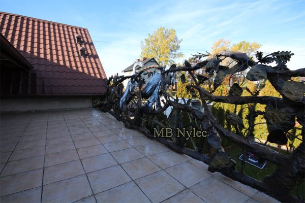 Ręcznie kute barierki metalowe