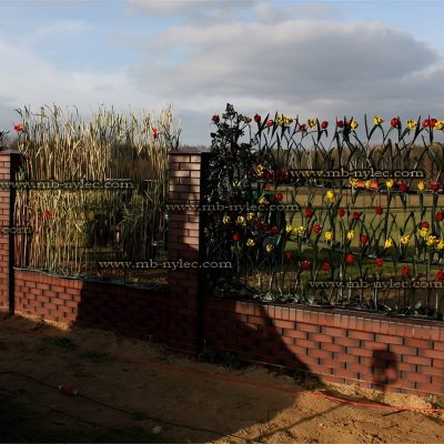 Ogrodzenie florystyczne metaloplastyka Ogrodzenie florystyczne metaloplastyka