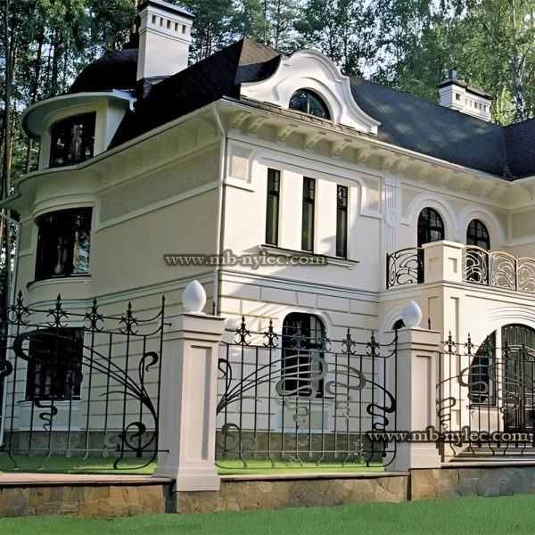 Secesyjne ogrodzenie metalowe Secesyjne ogrodzenie metalowe