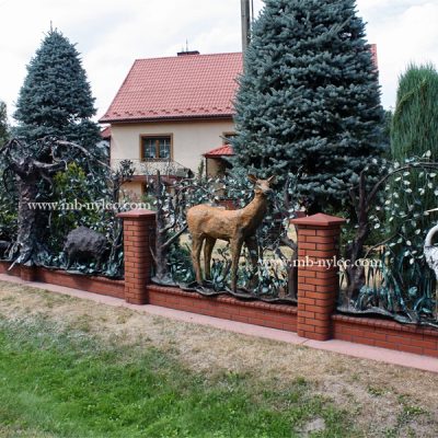 metalowe przęsło