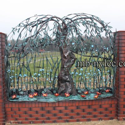 panel ogrodzeniowy artystyczny