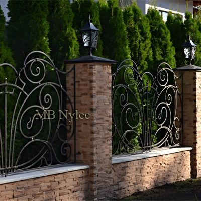 przęsło metalowe kute ręcznie