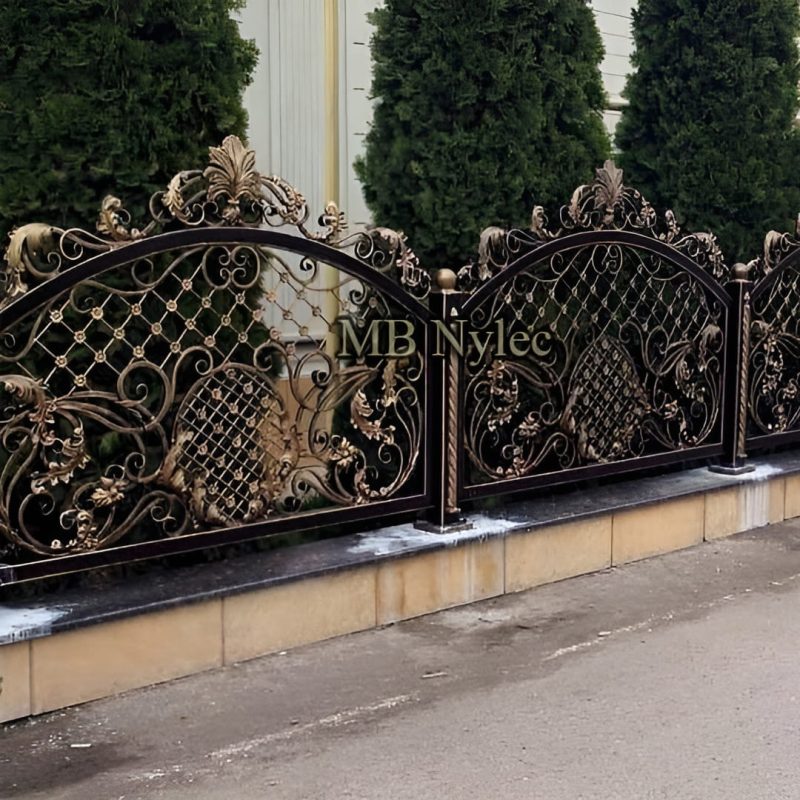zdobione ogrodzenie metalowe zdobione ogrodzenie metalowe