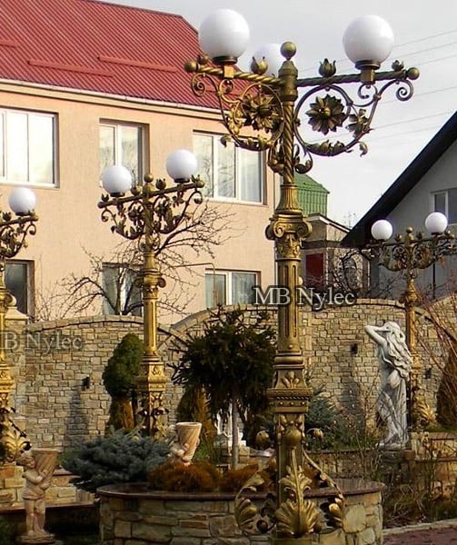 Wyszukana, ekskluzywna latarnia kuta ogd55