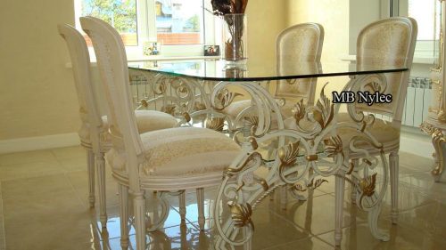 Stół kuty w stylu glamour mk35