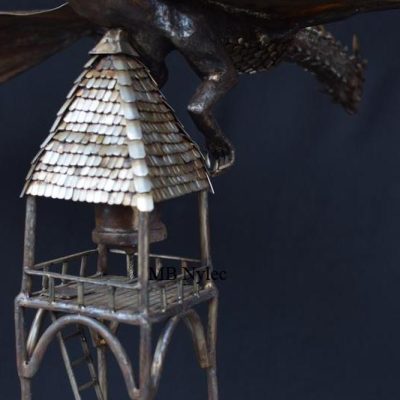 Figura ze stali metaloplastyka