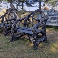 Fotel ogrodowy w kształcie gałęzi drzewa mk85