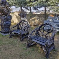 Fotel ogrodowy w kształcie gałęzi drzewa mk85