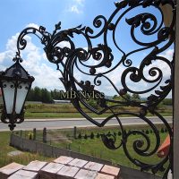 Ogromny kinkiet z akantami – wysięg ponad 2 m, waga ponad 100 kg ogd92