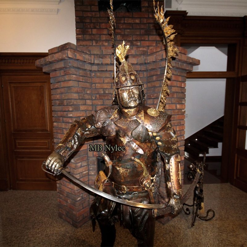 Figur ze stali huzar