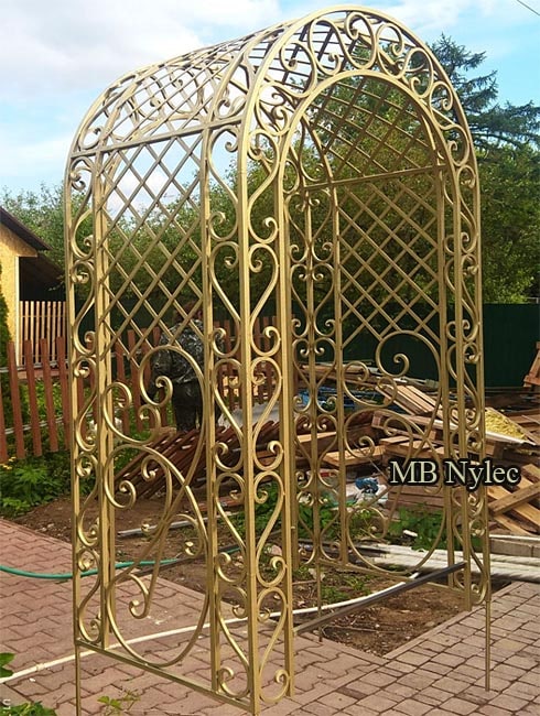 stalowe-kute-pergole-do-ogrodu.jpg Klasyczna pergola do zabetonowania lub przykręcenia ap5
